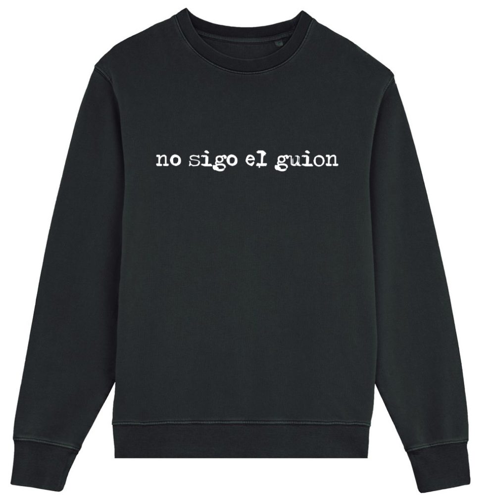 sudaras-unisex-negra-guion